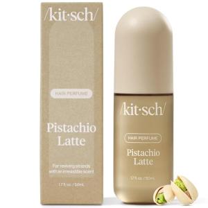 imageKitsch Hair Perfume for Women  Pistachio Latte  Clean Deodorizing ampamp Patented OdorEliminating Technology Hair Spray ampamp Body Mist  Freshen Hair Body ampamp Pillows  Coconut ampamp Warm Coffee Scent  50mL