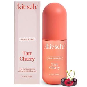imageKitsch Hair Perfume for Women  Tart Cherry  Clean Deodorizing ampamp Patented OdorEliminating Technology Hair Spray ampamp Body Mist  Freshen Hair Body ampamp Pillows  Fruity Gourmand Scent ampamp Vanilla  50mL