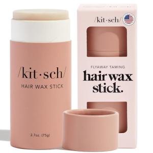 imageKitsch Hair Wax Stick for Women ampamp Men  Hair Slick Back Stick AntiFrizz and Fly Away Hair Tamer No Residue Hair Finishing Stick for Flyaways All Day Hold Styling Product for Smoothing Hair Strands