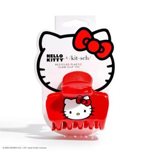 imageKitsch Medium Hair Clips for Women  Strong Hold Claw Clips for Thick or Thin Hair  Recycled Plastic NonSlip Durable  Cherry Print  Ideal Gifts for Women  1pcKitty Face