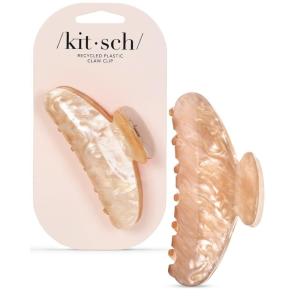 imageKitsch Recycled Plastic Large Claw Clip  Big Marble Hair Clips for Women  Jaw Clips for Girls  Big Claw Clips for Thick Hair 1pc BlondeBlonde
