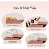 imageKitsch 4Compartment Travel Soap Case  Bar Soap Holder ampamp Organizer Travel Case for Bars  TSAApproved  Lightweight Durable LeakProof Made from Recycled Plastic  Terracotta