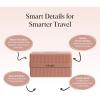 imageKitsch 4Compartment Travel Soap Case  Bar Soap Holder ampamp Organizer Travel Case for Bars  TSAApproved  Lightweight Durable LeakProof Made from Recycled Plastic  Terracotta
