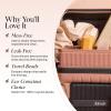 imageKitsch 4Compartment Travel Soap Case  Bar Soap Holder ampamp Organizer Travel Case for Bars  TSAApproved  Lightweight Durable LeakProof Made from Recycled Plastic  Terracotta