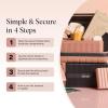 imageKitsch 4Compartment Travel Soap Case  Bar Soap Holder ampamp Organizer Travel Case for Bars  TSAApproved  Lightweight Durable LeakProof Made from Recycled Plastic  Black