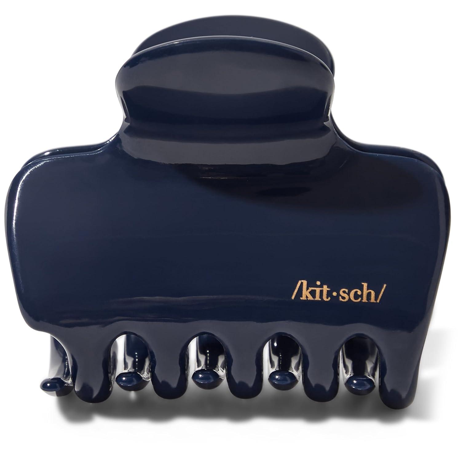 imageKitsch ampamp MickeyMinnie Hair Claw with Rhinestones Cute and Elegant Claw Clips for Girls Great for All Hair Types Recycled Plastic  Ideal Gifts for Women  1pc BlackBlue Orchid