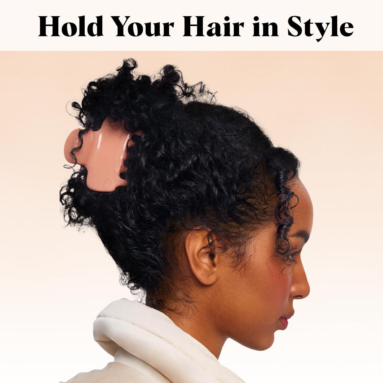 imageKitsch ampamp MickeyMinnie Hair Claw with Rhinestones Cute and Elegant Claw Clips for Girls Great for All Hair Types Recycled Plastic  Ideal Gifts for Women  1pc BlackRosewood