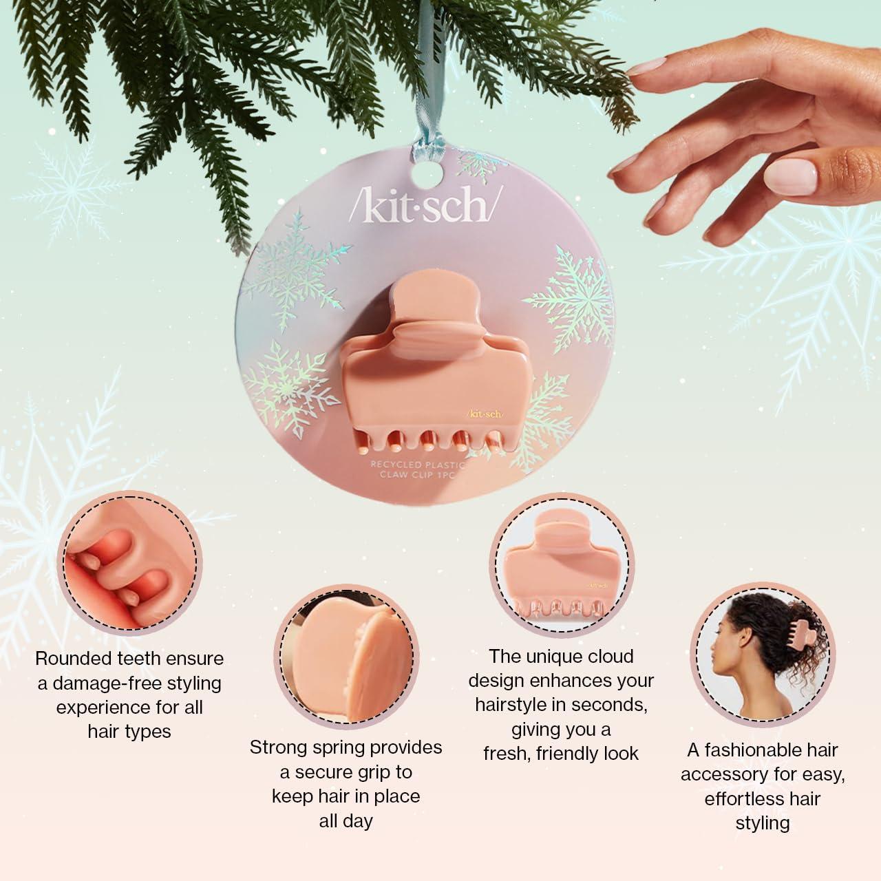 imageKitsch ampamp MickeyMinnie Hair Claw with Rhinestones Cute and Elegant Claw Clips for Girls Great for All Hair Types Recycled Plastic  Ideal Gifts for Women  1pc BlackHoliday Rosewood