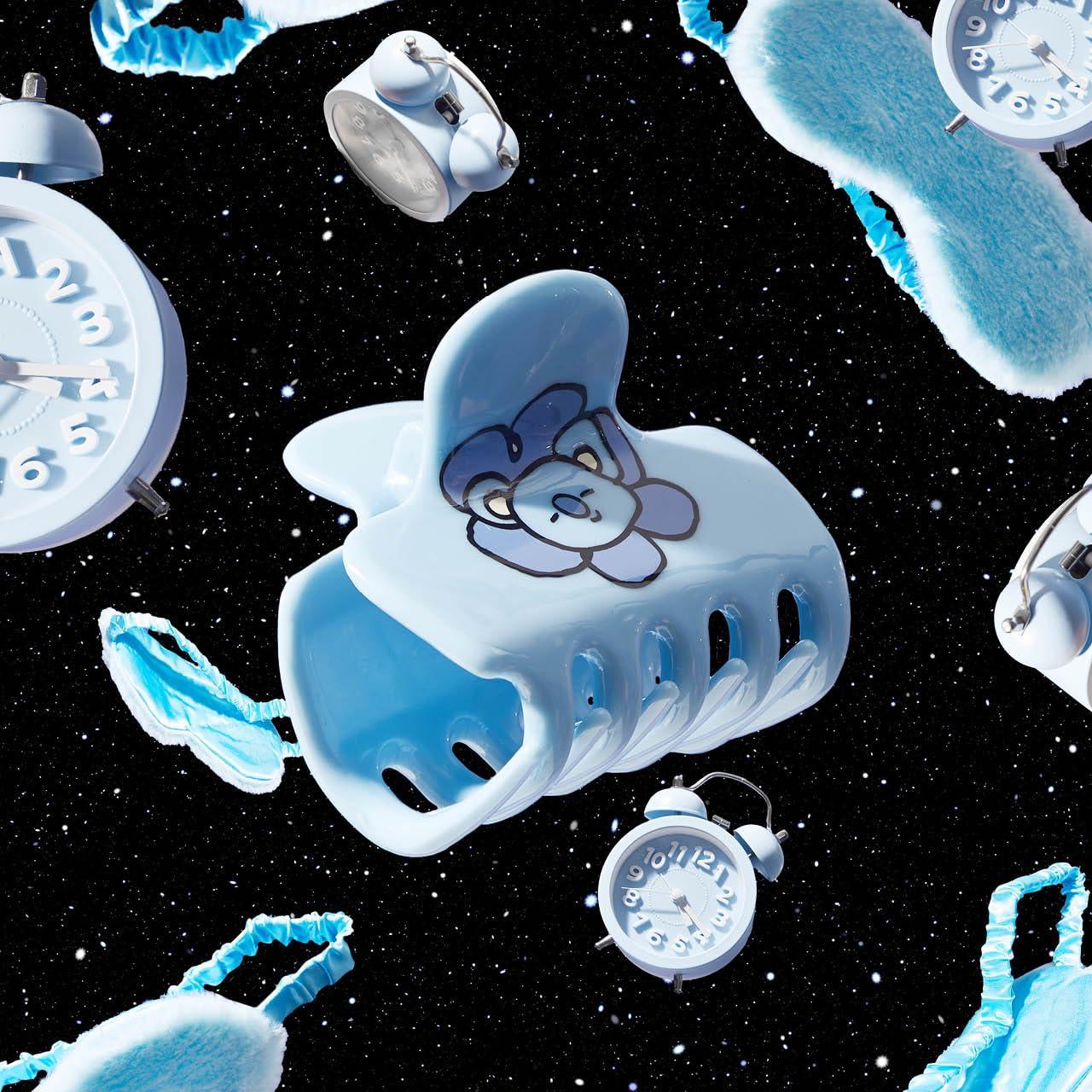 imageKitsch ampamp MickeyMinnie Hair Claw with Rhinestones Cute and Elegant Claw Clips for Girls Great for All Hair Types Recycled Plastic  Ideal Gifts for Women  1pc BlackKoya