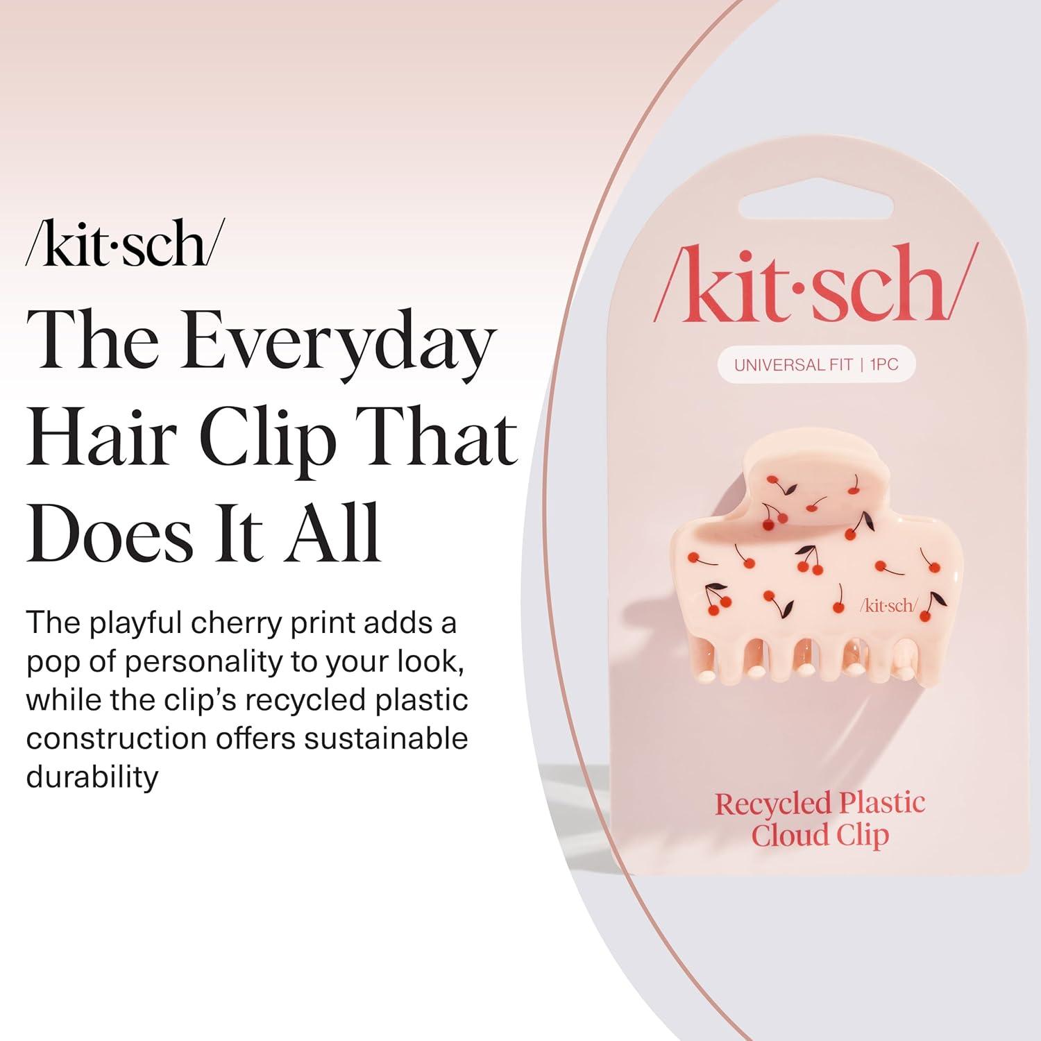 imageKitsch ampamp MickeyMinnie Hair Claw with Rhinestones Cute and Elegant Claw Clips for Girls Great for All Hair Types Recycled Plastic  Ideal Gifts for Women  1pc BlackCherry Print