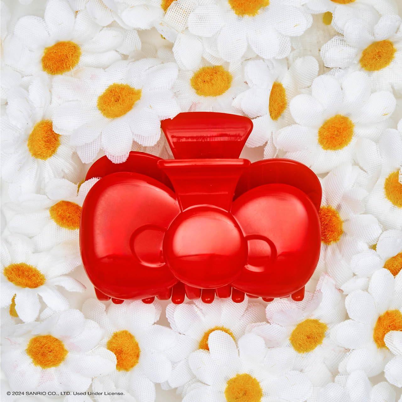 imageKitsch ampamp MickeyMinnie Hair Claw with Rhinestones Cute and Elegant Claw Clips for Girls Great for All Hair Types Recycled Plastic  Ideal Gifts for Women  1pc BlackRed Kitty Bow Shape