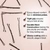 imageKitsch Blonde Bobby Pins  187 Inches  Ideal for Blonde Thick ampamp Thin Hair  Hair Styling Accessories for Kids Girls and Women  Stylish and Secure Hair Pin  Ideal Gifts for Women  45 pcsBlack