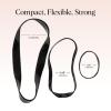 imageKitsch Hair Ties No Damage for Kids Teens and Women  Rubber Bands for Hair Styling  No Snag Hair Elastics  Daily Hair Accessories  Ideal Gifts for Women  500pcs ClearBlack