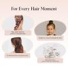 imageKitsch Hair Ties No Damage for Kids Teens and Women  Rubber Bands for Hair Styling  No Snag Hair Elastics  Daily Hair Accessories  Ideal Gifts for Women  500pcs ClearBrown