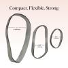 imageKitsch Hair Ties No Damage for Kids Teens and Women  Rubber Bands for Hair Styling  No Snag Hair Elastics  Daily Hair Accessories  Ideal Gifts for Women  500pcs ClearBrown