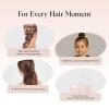 imageKitsch Hair Ties No Damage for Kids Teens and Women  Rubber Bands for Hair Styling  No Snag Hair Elastics  Daily Hair Accessories  Ideal Gifts for Women  500pcs ClearClear