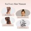 imageKitsch Hair Ties No Damage for Kids Teens and Women  Rubber Bands for Hair Styling  No Snag Hair Elastics  Daily Hair Accessories  Ideal Gifts for Women  500pcs ClearBlack