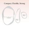 imageKitsch Hair Ties No Damage for Kids Teens and Women  Rubber Bands for Hair Styling  No Snag Hair Elastics  Daily Hair Accessories  Ideal Gifts for Women  500pcs ClearClear