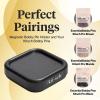imageKitsch Magnetic Bobby Pin Holder  Cute Stuff Strong Magnetic Pin Holder for Desk ampamp Vanity Securely Holds Metal Hair Clips Bobby Pins ampamp Paper Clip  Ideal Gifts for Women  Black 1 Pc