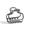 imageKitsch Open Shape Metal Hair Clips for Women  Durable ampamp Elegant Metal Claw Clips  Strong Hold for Updo and Half Up Styles  Ideal Gifts for Women  Hematite 1pcHematite
