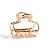 imageKitsch Open Shape Metal Hair Clips for Women  Durable ampamp Elegant Metal Claw Clips  Strong Hold for Updo and Half Up Styles  Ideal Gifts for Women  Hematite 1pcGold