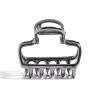 imageKitsch Open Shape Metal Hair Clips for Women  Durable ampamp Elegant Metal Claw Clips  Strong Hold for Updo and Half Up Styles  Ideal Gifts for Women  Hematite 1pcHematite