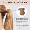 imageKitsch PONYFULL Hair Volumizer Tool  Adds Lift and Style To Your Ponytail  Hair Bun Maker for Women  Ponytail Volumizer Includes 3 No Snag Elastic Ties  Ideal Gifts for Women  Blonde