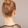 imageKitsch Rhinestone Bobby Pins for Women Stylish and Decorative Hair Accessories  Extra Long Rhinestone Hair Clips for Events  Ideal Gifts for Women  Set of 4 Gold and SilverRhinestone Rose Gold Bobby Pins