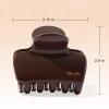 imageKitsch Rhinestone Hair Claw Clip Strong Grip Recycled Plastic Hair Clip for Thick Curly ampamp Fine Hair Medium  Ideal Gifts for Women Camel 1pcChocolate