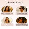 imageKitsch Rhinestone Headband for Women  Double Row Gold Headband for Bridal Accessories  Hair Jewelry for Wedding Prom Birthday or Special Occasions  Ideal Gifts for Women  1pcGold