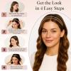 imageKitsch Rhinestone Headband for Women  Double Row Gold Headband for Bridal Accessories  Hair Jewelry for Wedding Prom Birthday or Special Occasions  Ideal Gifts for Women  1pcGold