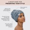 imageKitsch Spa Headband for Women  Soft Stretchy Skincare Headband for Washing Face Makeup ampamp Facials  ExtraWide NonSlip for Beauty Routines ampamp SelfCare  Ideal Gifts for Women  Misty BlueMistyBlue