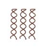 imageKitsch Spiral Bobby Pins for Girls and Women  Hair Bun Maker  Rounded Tips ChipResistant Bun Twist Spiral Hair Pins  Secure Hold AllDay  Ideal Gifts for Women  3Pcs BrownBrown