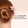 imageKitsch Spiral Bobby Pins for Girls and Women  Hair Bun Maker  Rounded Tips ChipResistant Bun Twist Spiral Hair Pins  Secure Hold AllDay  Ideal Gifts for Women  3Pcs BrownBrown