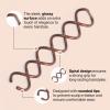 imageKitsch Spiral Bobby Pins for Girls and Women  Hair Bun Maker  Rounded Tips ChipResistant Bun Twist Spiral Hair Pins  Secure Hold AllDay  Ideal Gifts for Women  3Pcs BrownBrown