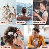 imageKitsch U Shaped Hair Pins for Girls Teens ampamp Women  Hairpin Perfect for Updos Ballet Buns ampamp Wig Styling  Ideal Gifts for Women  3 Inches ampamp 25 Inches Brown 18Pcs