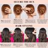 imageKitsch U Shaped Hair Pins for Girls Teens ampamp Women  Hairpin Perfect for Updos Ballet Buns ampamp Wig Styling  Ideal Gifts for Women  3 Inches ampamp 25 Inches Brown 18Pcs