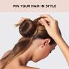 imageKitsch U Shaped Hair Pins for Girls Teens ampamp Women  Hairpin Perfect for Updos Ballet Buns ampamp Wig Styling  Ideal Gifts for Women  3 Inches ampamp 25 Inches Brown 18Pcs