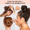 imageKitsch U Shaped Hair Pins for Girls Teens ampamp Women  Hairpin Perfect for Updos Ballet Buns ampamp Wig Styling  Ideal Gifts for Women  3 Inches ampamp 25 Inches Brown 18Pcs