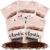 imageKitsch Hair Ties No Damage for Kids Teens and Women  Rubber Bands for Hair Styling  No Snag Hair Elastics  Daily Hair Accessories  Ideal Gifts for Women  500pcs ClearBrown