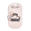 imageKitsch Open Shape Metal Hair Clips for Women  Durable ampamp Elegant Metal Claw Clips  Strong Hold for Updo and Half Up Styles  Ideal Gifts for Women  Hematite 1pcHematite