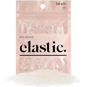 imageKitsch Hair Ties No Damage for Kids Teens and Women  Rubber Bands for Hair Styling  No Snag Hair Elastics  Daily Hair Accessories  Ideal Gifts for Women  500pcs ClearClear