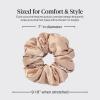 imageBridgerton x Kitsch Satin Scrunchies for Women No Snag No Tugging Soft amp Comfortable Scrunchies for Girls Perfect for Day or Night  Ideal Gifts for Women  Toile De Blue 2pcsBlush 4 Pcs