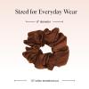 imageBridgerton x Kitsch Satin Scrunchies for Women No Snag No Tugging Soft amp Comfortable Scrunchies for Girls Perfect for Day or Night  Ideal Gifts for Women  Toile De Blue 2pcsCamel  Cream
