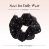 imageBridgerton x Kitsch Satin Scrunchies for Women No Snag No Tugging Soft amp Comfortable Scrunchies for Girls Perfect for Day or Night  Ideal Gifts for Women  Toile De Blue 2pcsMickeyMinnie Black Rhinestone