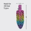imageBridgerton x Kitsch Creaseless Hair Clips for Women  No Crease No Bend Hair Clips for Styling Bangs Makeup Application Face Wash  Recycled Acrylic  Toile in Bloom  Ideal Gifts for Women 4pcsRainbow Leopard