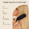 imageKitsch Scalp Renewal Brush  Exfoliating amp Scalp Massager for Hair Growth Gentle Head Massage Brush to Remove Buildup Boost Circulation amp Relaxing Head Scrubber for Washing Hair  Black