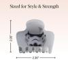 imageKitsch x Hello Kitty Medium Hair Clips for Women  Strong Hold Claw Clips for Thick or Thin Hair  Recycled Plastic NonSlip Durable  Ideal Gifts For Women  White with Red BowsStormtrooper