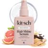 imageKitsch Frizz Control Hair Serum  Lightweight Anti Frizz Serum for Curly Hair with Heat Protection  Adds Glossy Shine Smooths Flyaways amp Safe for Color Treated Hair  2oz