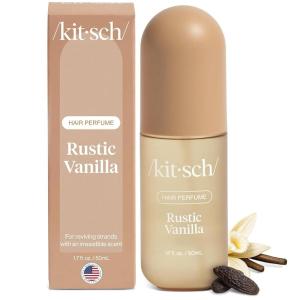 imageKitsch Hair Perfume for Women  Oak amp Amber  Clean Deodorizing amp Patented OdorEliminating Technology Hair Spray amp Body Mist  Freshen Hair Body amp Pillows Berries and Blooming Jasmine Scent  50mLRustic Vanilla